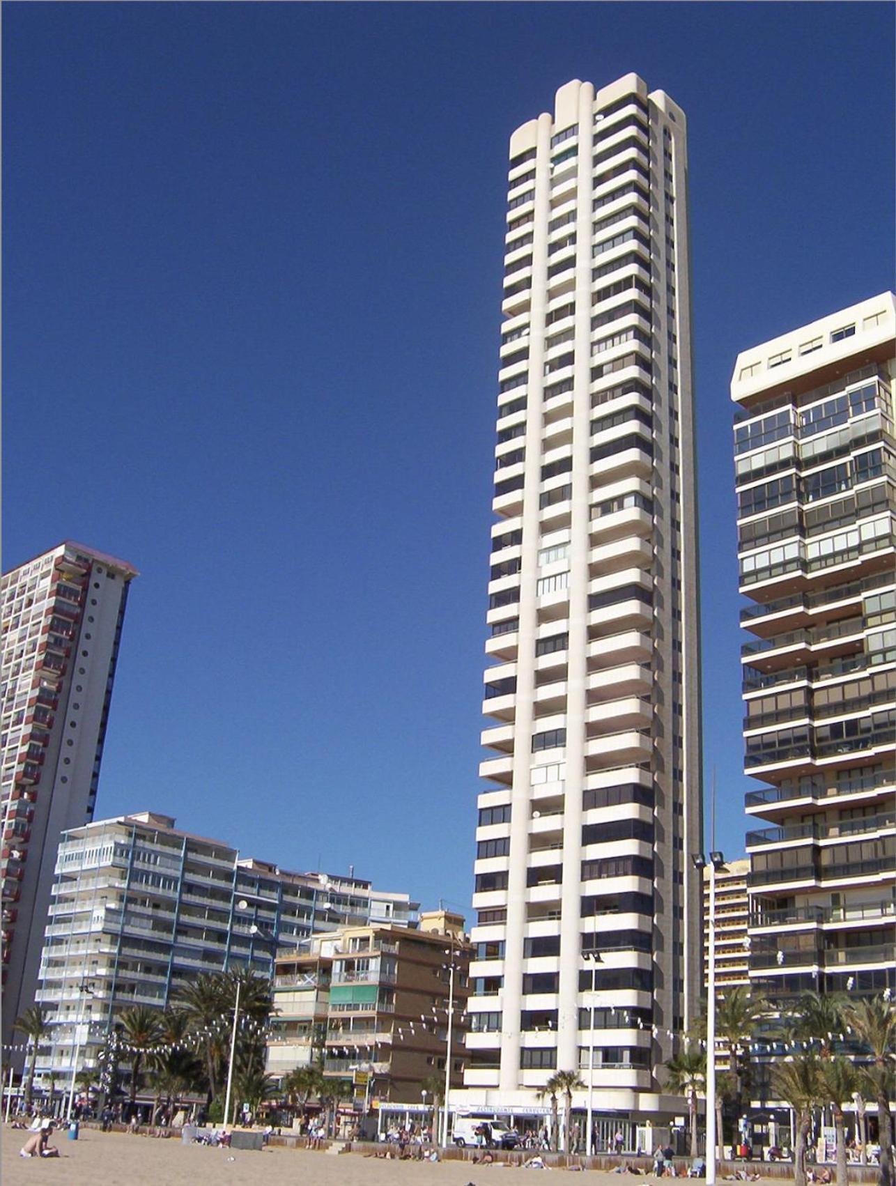 Apartamento Apartamento Torre Levante, primera línea de playa Benidorm Exterior foto