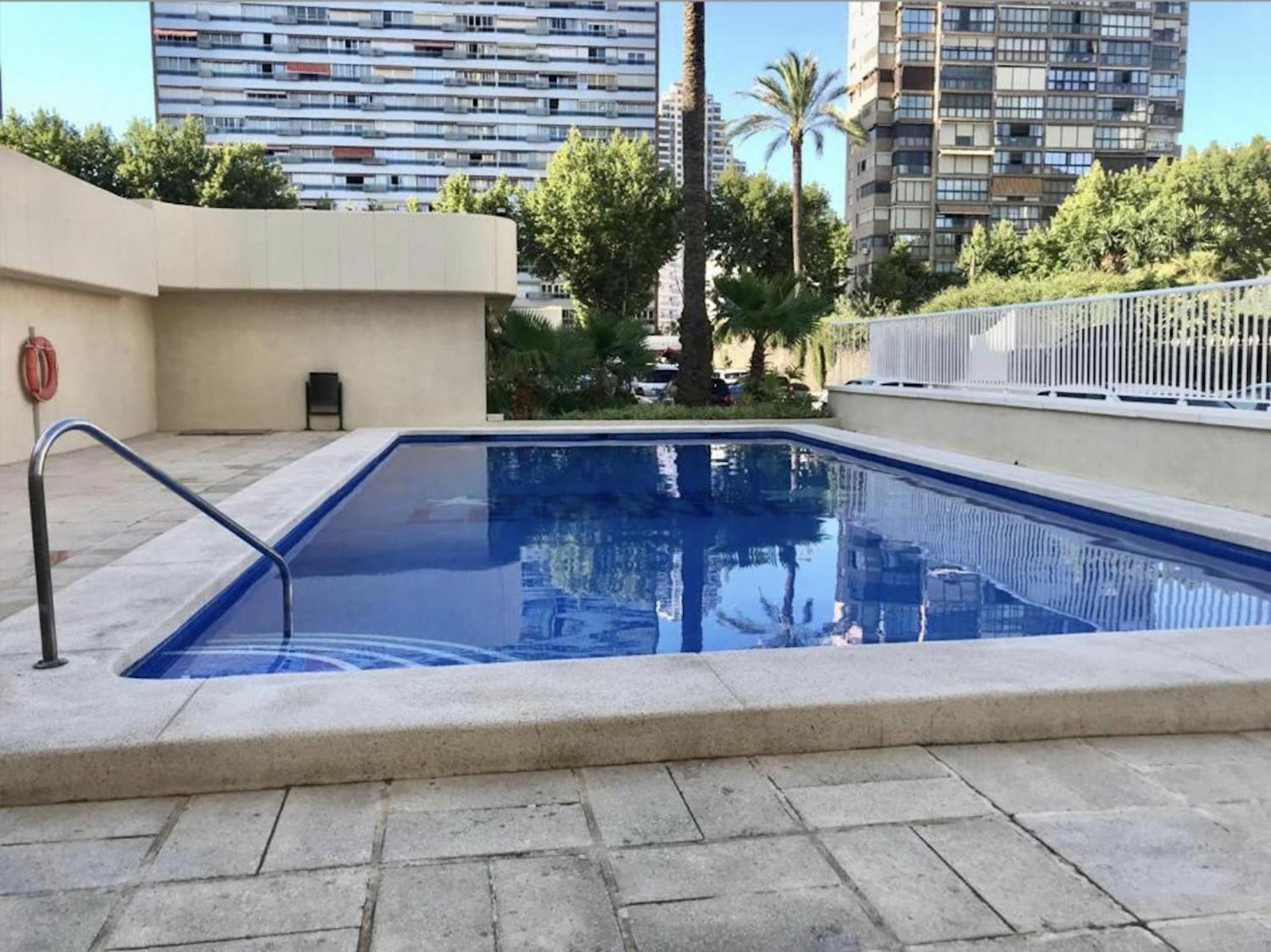 Apartamento Apartamento Torre Levante, primera línea de playa Benidorm Exterior foto